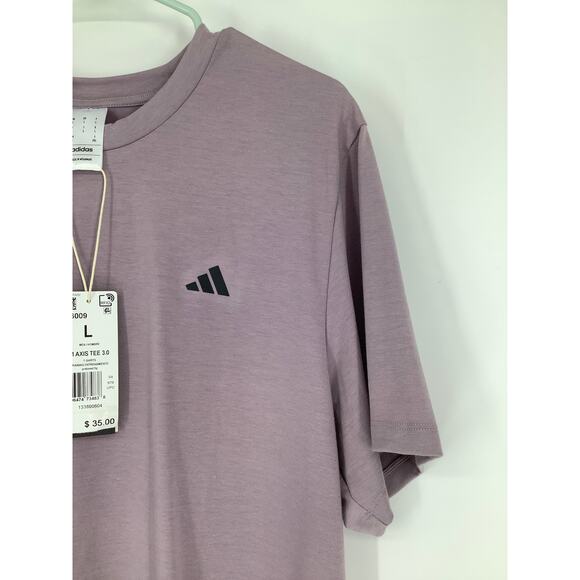 Adidas Men's Large Fig Axis Tee 3.0 Training T Shirt Short Sleeve Active M37-15 - Picture 3 of 7